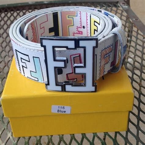 real fendi belts|fendi belt colorful.